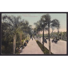 BUENOS AIRES AVENIDA SARMIENTO PALERMO ANTIGUA TARJETA POSTAL